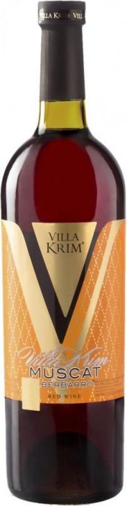 Вино Villa Krim Muscat Berbarro кр.п/сл., 9-13% 0,75/12