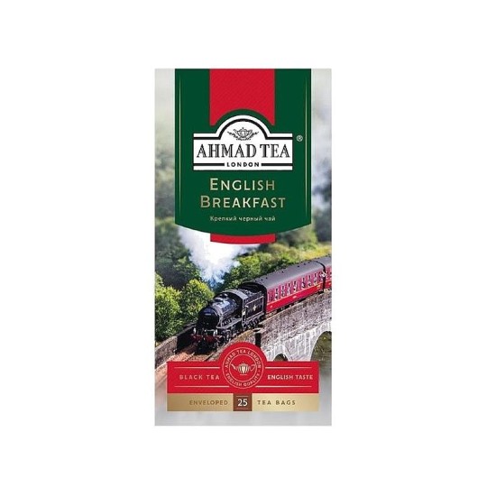 AHMAD TEA| черный чай "ENGLISH BREAKFAST" 25 пакетиков