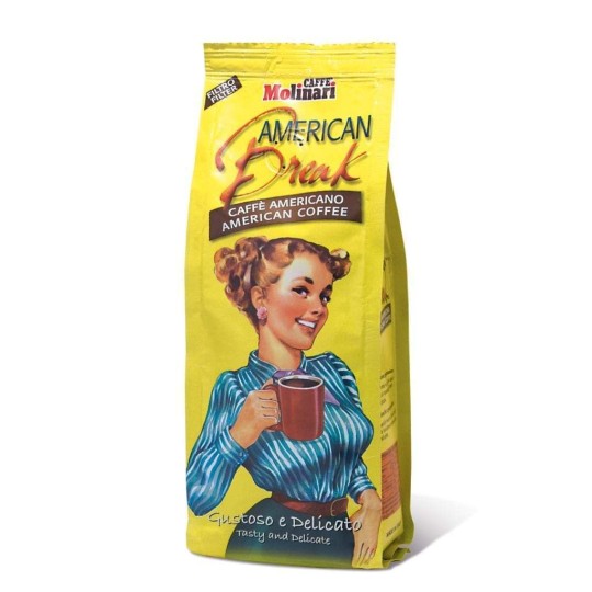 КОФЕ CAFF? MOLINARI AMERICANO МОЛОТЫЙ 250Г ПАКЕТ