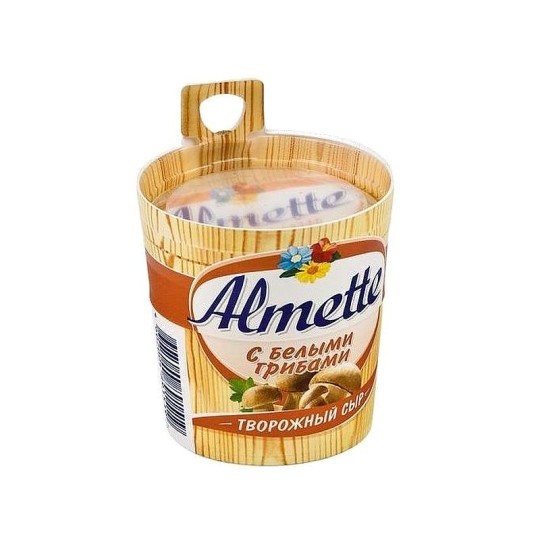 Сыр ALMETTE  творожный с белыми грибами, 150г