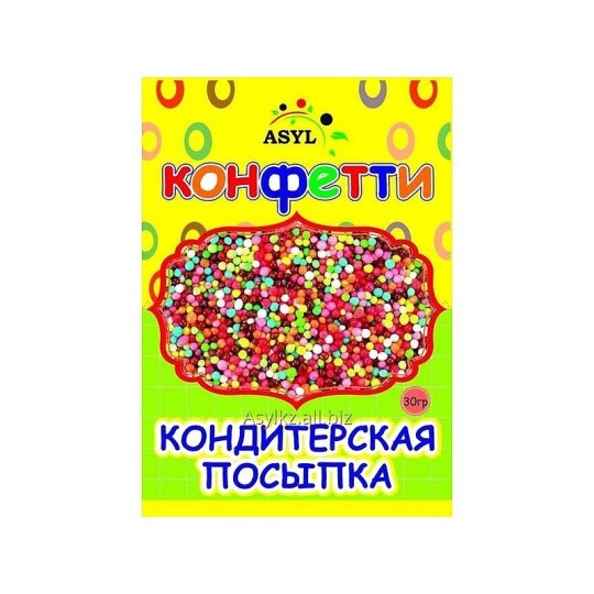 ASYL Кондитерская посыпка (конфети) 30 гр.