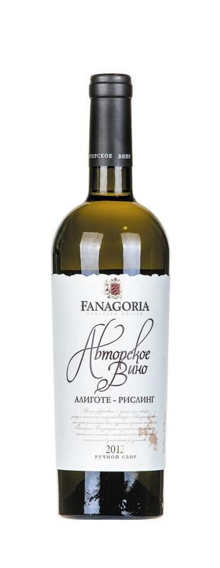 Вино FANAGORIA Авторское Алиготе-Рислинг белое сухое 12-14%, 0,75 л