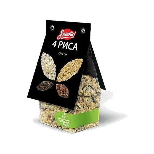 Bravolli Смесь 4 риса 350 г./12/