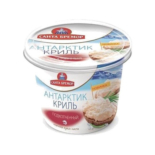 Антарктик криль САНТА БРЕМОР подкопченный, 150г