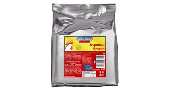 "Gallina Blanca"  Бульон куриный 1 кг (Россия) / Chicken broth "Gallina Blanca" 1 kg (Russia)