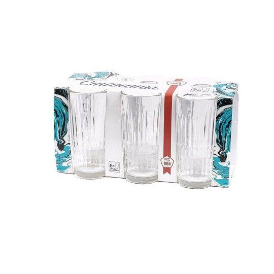 НАБОР СТАКАНОВ ВЫСОКИЙ ОТРАЖЕНИЕ 230МЛ 6ШТ КОР