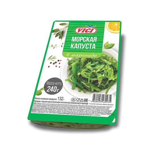 Морская капуста в маринаде охл. ' VICI' 240 г.