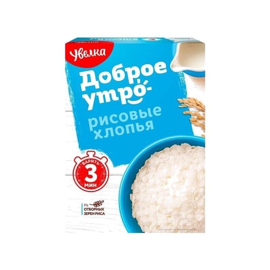 УВЕЛКА|Рисовые хлопья, 400 гр
