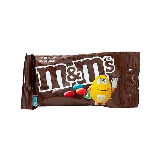 Драже M&M's с молочным шоколадом, 45 гр.