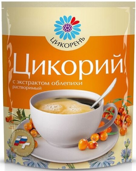 Цикорий Цикорень с экстрактом облепихи растворимый 75 г