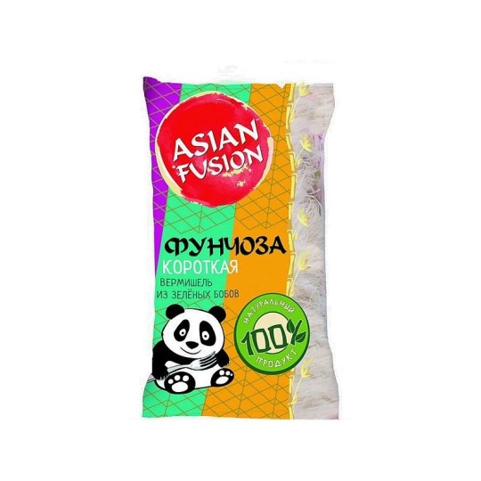 ВЕРМИШЕЛЬ ASIAN FUSION ФУНЧОЗА КОРОТКАЯ 3-5 СМ ПАКЕТ 150Г