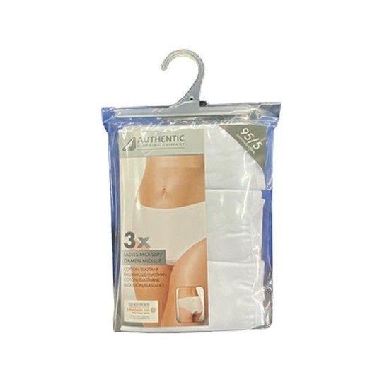 Белье нижнее женское AUTHENTIC Ж МИДИ  5.5.3 БЕЛЫЙ-L