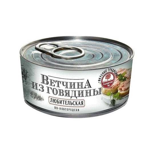 ВЕТЧИНА HANGROW ЛЮБИТЕЛЬСКАЯ ИЗ ГОВЯДИНЫ ЖБ 340Г