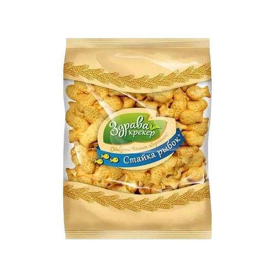 КРЕКЕР ЗДРАВА СТАЙКА РЫБОК 300Г