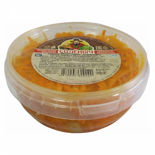 Закуска Солёныч морковь Вкусняшка, 350 гр
