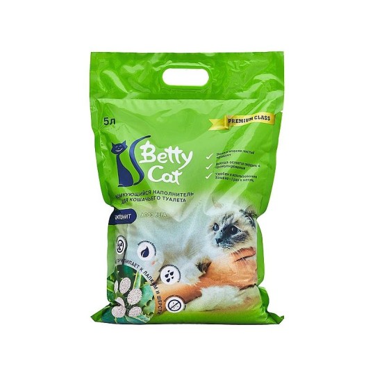 НАПОЛНИТЕЛЬ Д/КОШЕК БЕНТОНИТ АЛОЕ 5Л 4КГ