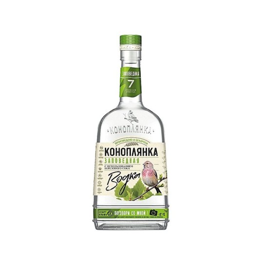ВОДКА КОНОПЛЯНКА ЗАПОВЕДНАЯ 40% 0,5Л С/Б