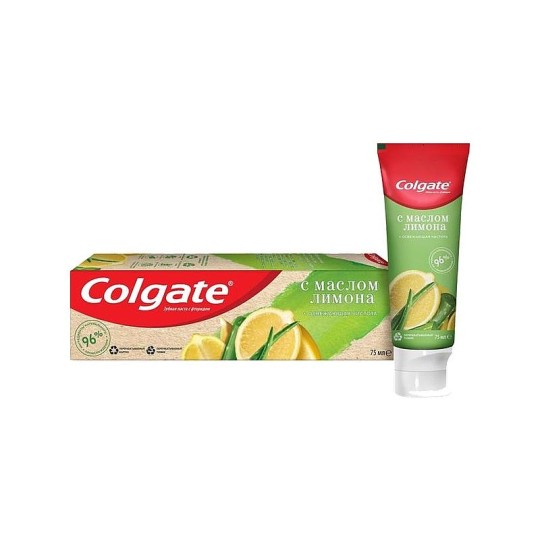 Colgate Naturals Освежающая чистота с Маслом Лимона зубная паста с натуральными ингредиентами, 75 мл