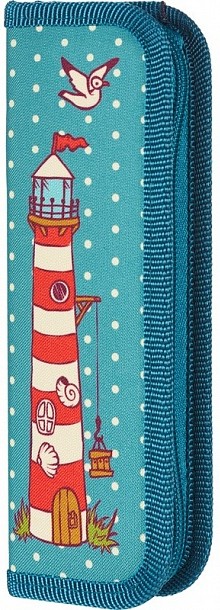 Пенал №1 School маяк односекционный 19*6 см