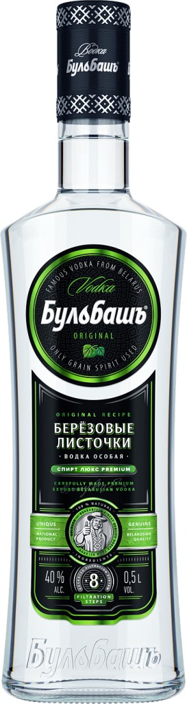 ВОДКА ОСОБАЯ БУЛЬБАШЪ БЕРЁЗОВЫЕ ЛИСТОЧКИ 40% 0,7Л СТ/Б