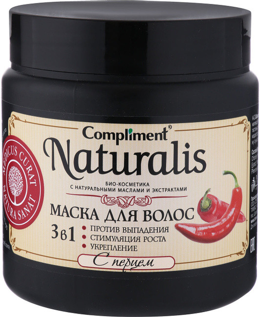 Маска для волос COMPLIMENT NATURALIS с перцем 500 мл