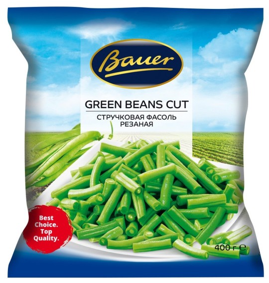 Bauer|Стручковая Фасоль резанная, 400 гр