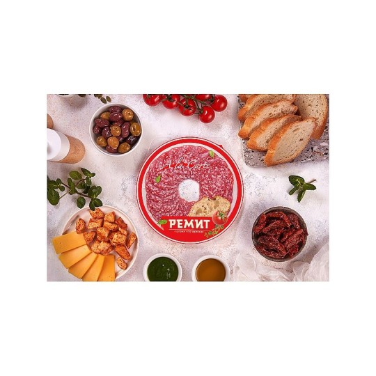 КОЛБАСА РЕМИТ НАРЕЗКА SALAME C/К ГМС 80ГР ТАРЕЛКА