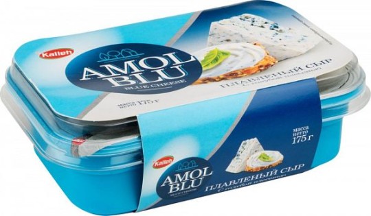 Плавленый сыр Amol Blu Kalleh с голубой плесенью 51%, 175 г