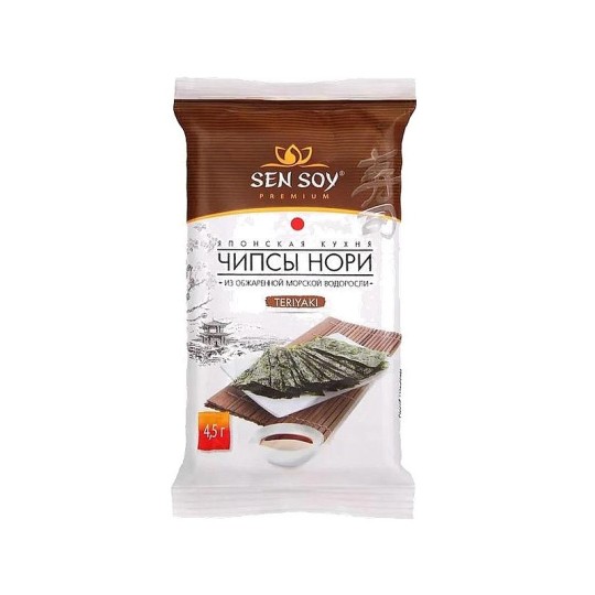 Sen Soy Чипсы Нори Teriyaki 4,5 гр