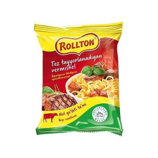 Вермишель Роллтон вкус говядины 60 г
