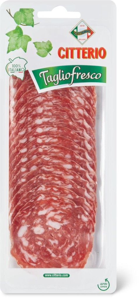 Колбаса салями Citterio фелино рустико нарезка 80 г  