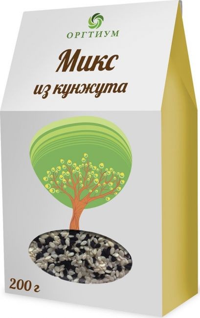 Микс из кунжута Оргтиум темный и светлый 200 г