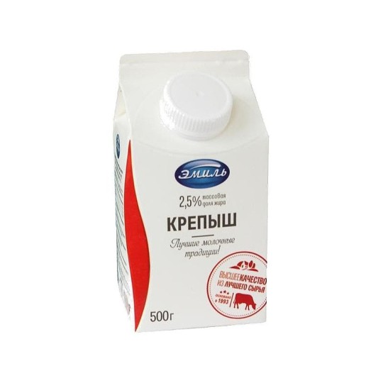 Кефир Эмиль Крепыш сладкий 2,5% п/п 500 гр