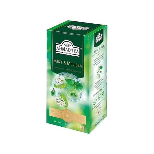 AHMAD TEA|Зеленый чай с мятой и мелиссой 25 пак