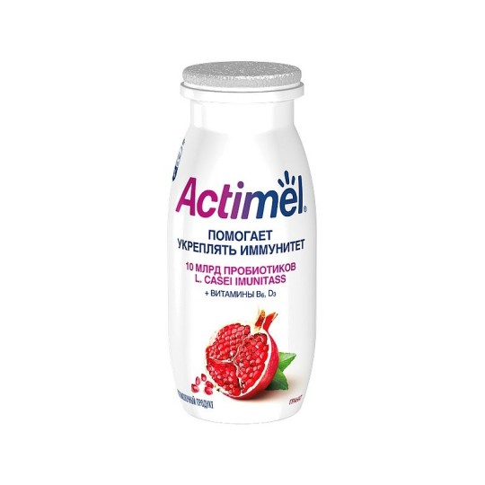 Actimel|Кисломолочный напиток  с гранатом 2,5% 100г