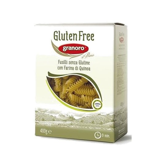 GRANORO Макароны без глютена FUSILLI GLUTEN FREE, 400 г.