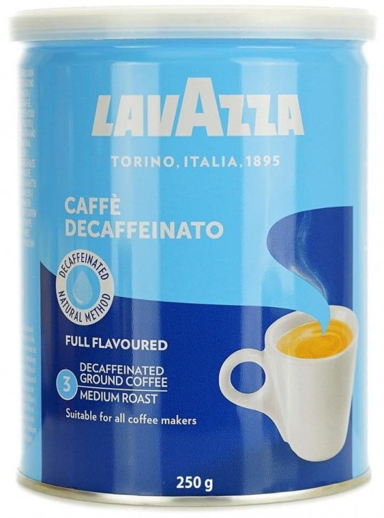 Lavazza Caffe Decaffeinato кофе молотый, 250 г
