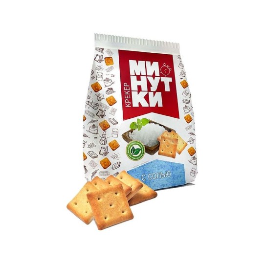 КРЕКЕР МИНУТКА С СОЛЬЮ 180ГР