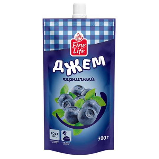 300Г ДЖЕМ ЧЕРНИЧНЫЙ FINE LIFE