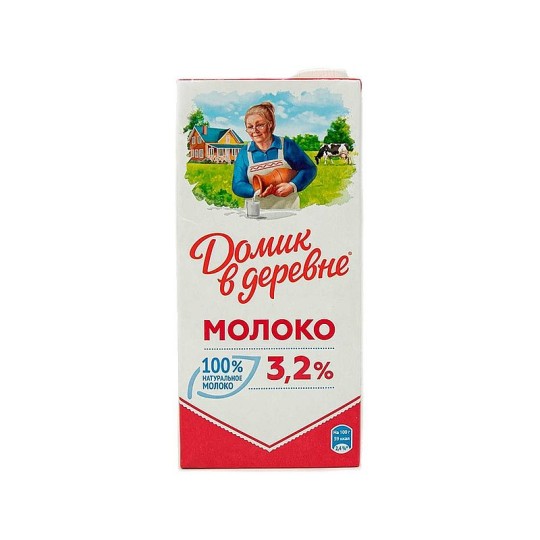 Молоко Домик в деревне 3,2% 950 мл