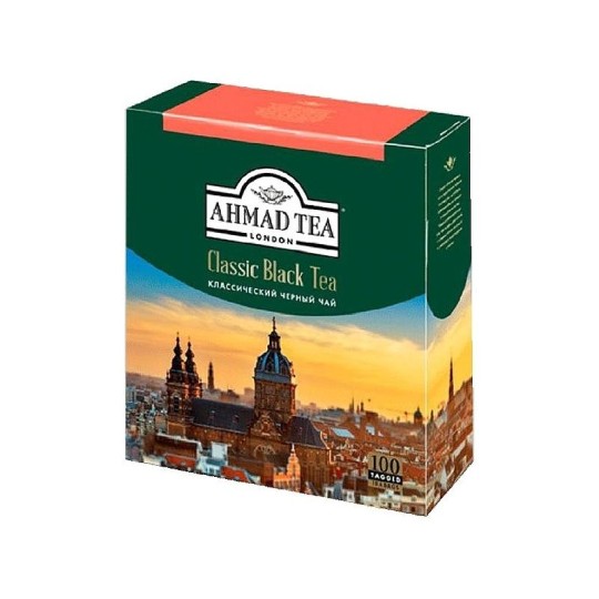 AHMAD TEA| чай классический черный 100 пакетиков