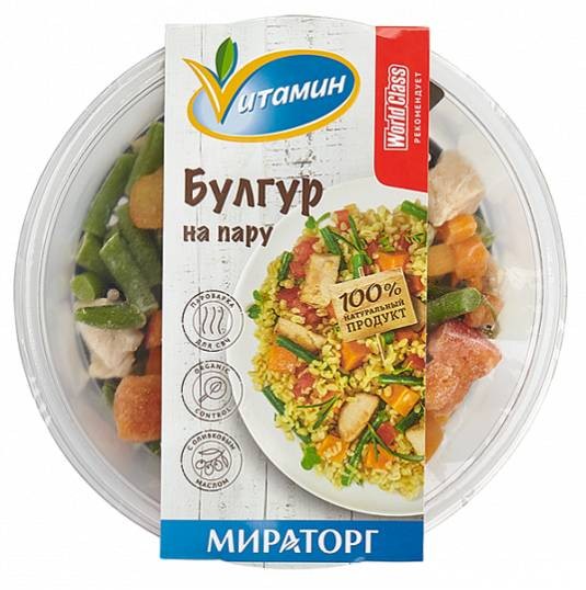 Булгур Vитамин Мираторг на пару 320 г