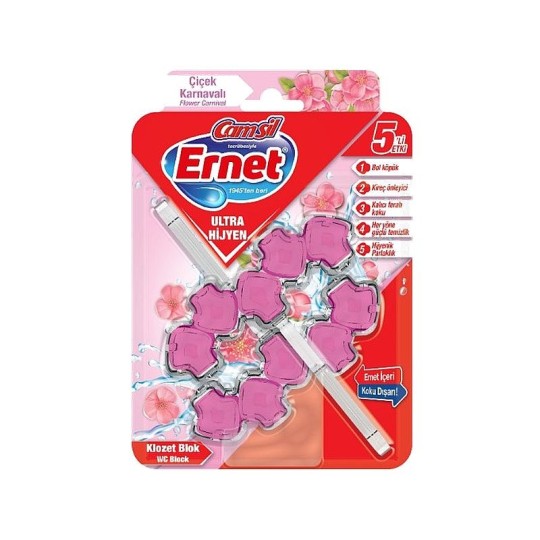 БЛОК ТУАЛЕТНЫЙ ERNET КАРНАВАЛ ЦВЕТОВ 2X50ГР