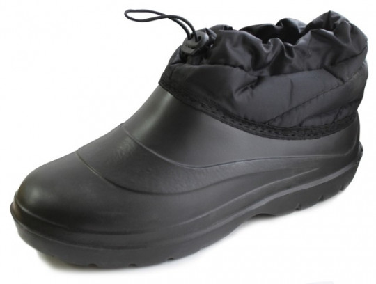 Галоши дачные утепленные мужские цвет черный