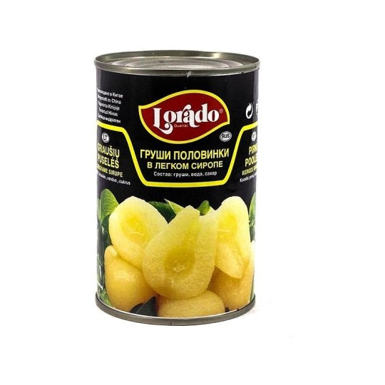 ГРУШИ LORADO ПОЛОВИНКИ 425 МЛ Ж/Б