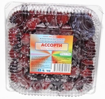 Ассорти ягодное "Айс Фуд" свежезамороженная, 600 гр  