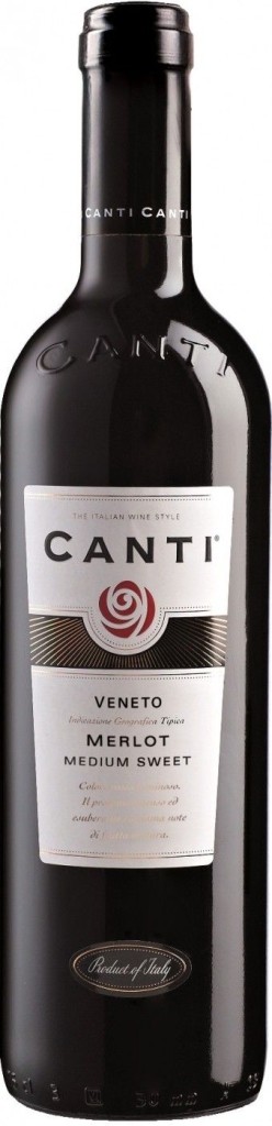 Вино Canti Merlot красное полусладкое 0,75 л. (Италия)