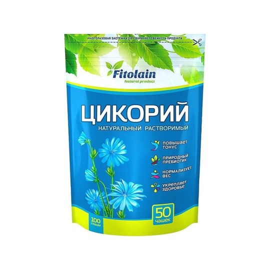 Цикорий Fitolain натуральный растворимый 100 г