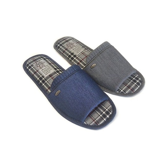 ОБУВЬ ДОМАШНЯЯ МУЖСКАЯ ПАНТОЛЕТЫ 3959 M-CH-O