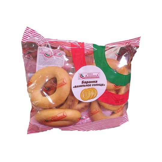 Баранка "Завод АлешинА" "Ванильное солнце", 300 гр